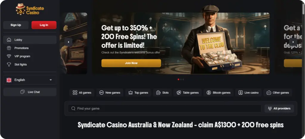 BIG MAIN PAGE Syndicate 