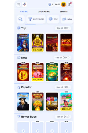 CasinoLab casino section