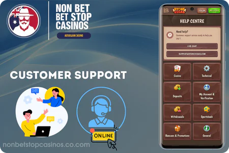 Customer Support Stone Vegas