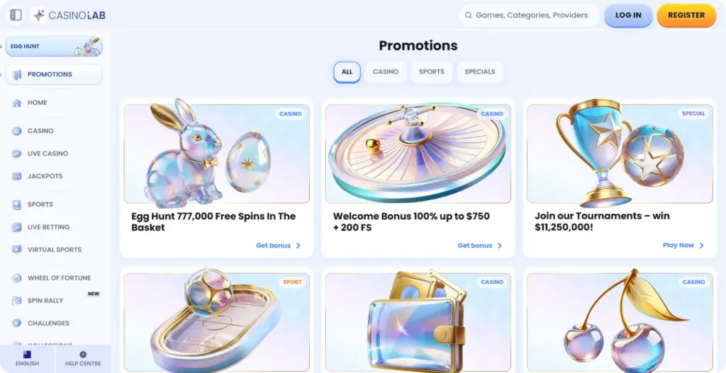 Promo Setion BIG IMG CasinoLab